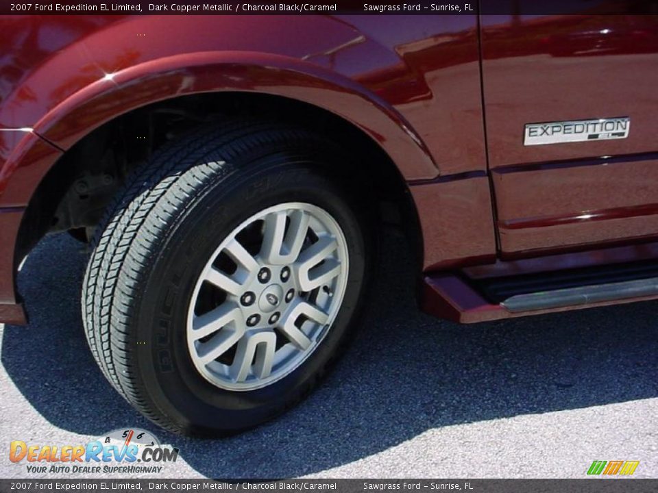2007 Ford Expedition EL Limited Dark Copper Metallic / Charcoal Black/Caramel Photo #19