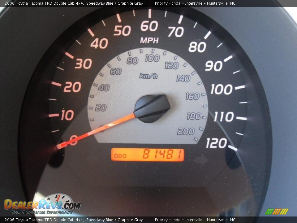 2006 Toyota Tacoma TRD Double Cab 4x4 Speedway Blue / Graphite Gray Photo #24