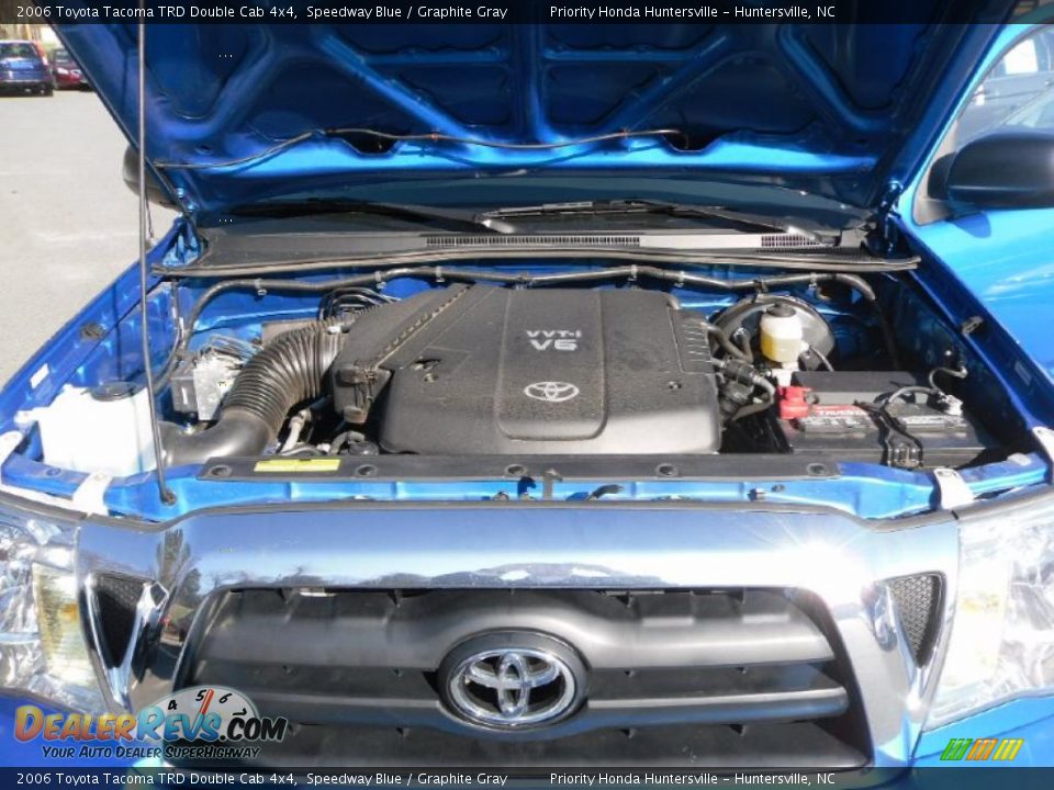 2006 Toyota Tacoma TRD Double Cab 4x4 Speedway Blue / Graphite Gray Photo #26