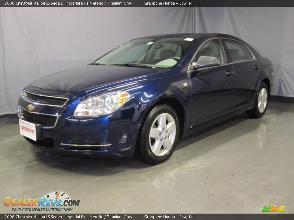 2008 Chevrolet Malibu LS Sedan Imperial Blue Metallic / Titanium Gray Photo #1