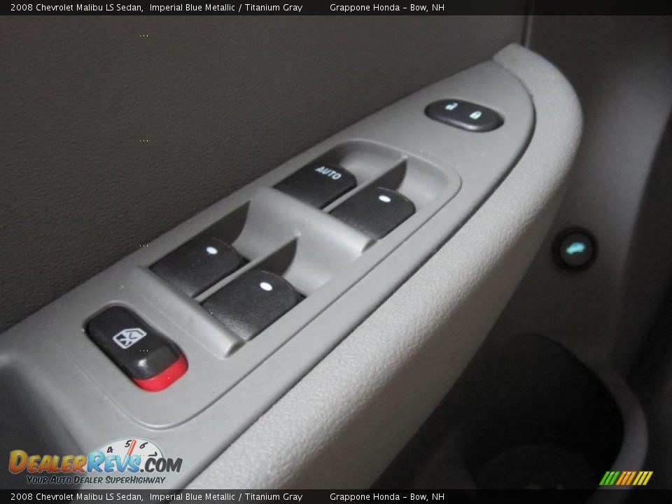 2008 Chevrolet Malibu LS Sedan Imperial Blue Metallic / Titanium Gray Photo #11