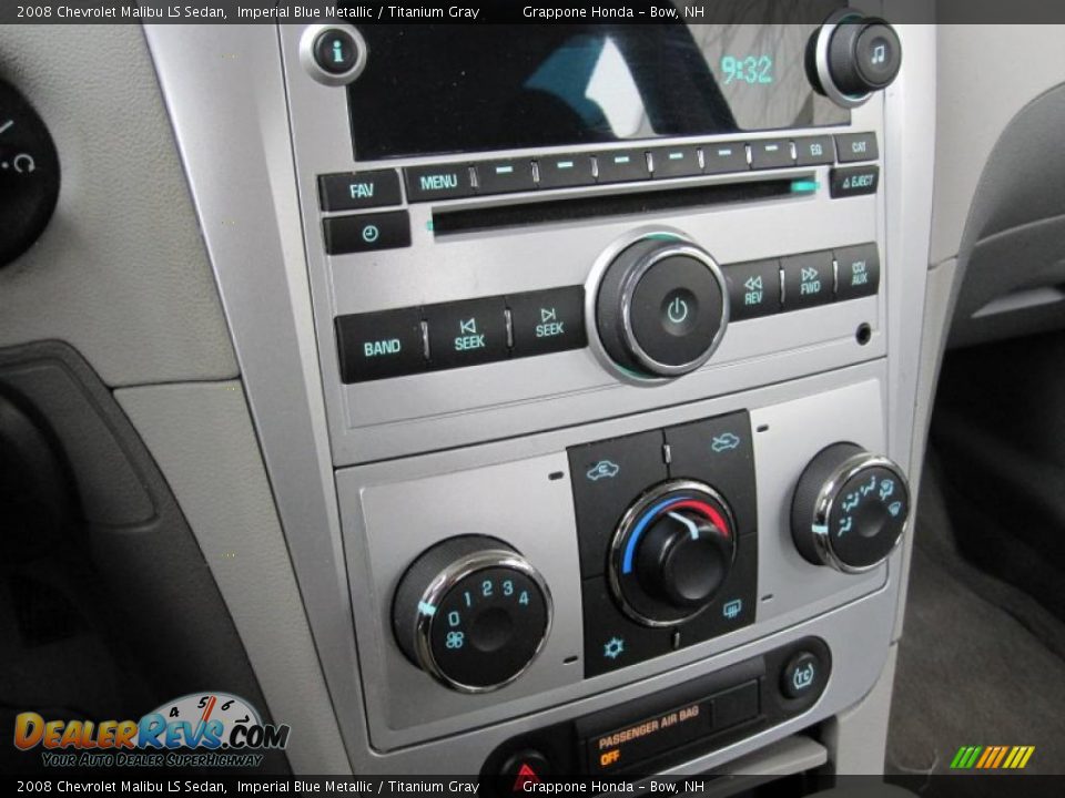 2008 Chevrolet Malibu LS Sedan Imperial Blue Metallic / Titanium Gray Photo #12