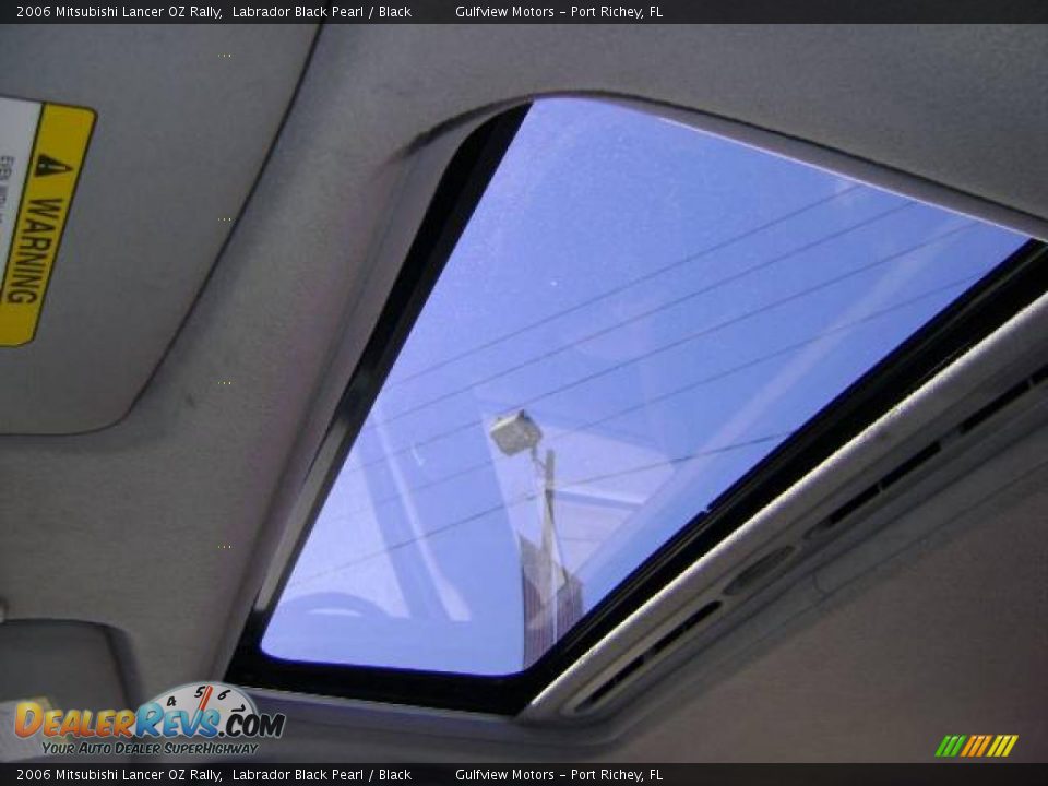 2006 Mitsubishi Lancer OZ Rally Labrador Black Pearl / Black Photo #14