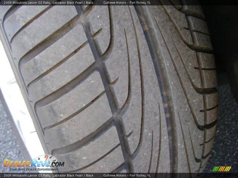 2006 Mitsubishi Lancer OZ Rally Labrador Black Pearl / Black Photo #15