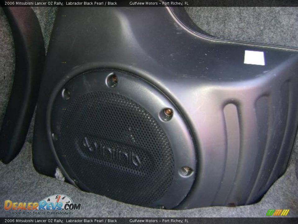 2006 Mitsubishi Lancer OZ Rally Labrador Black Pearl / Black Photo #18