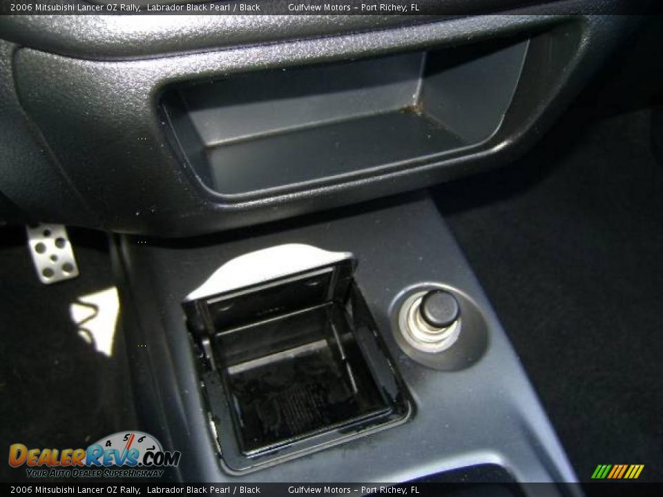 2006 Mitsubishi Lancer OZ Rally Labrador Black Pearl / Black Photo #21