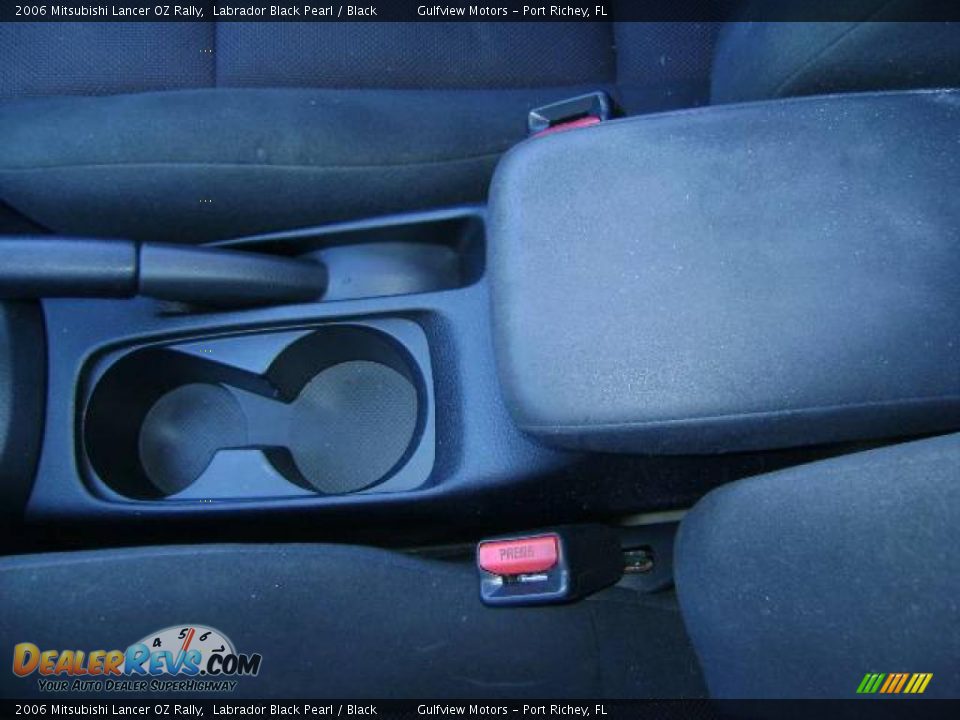 2006 Mitsubishi Lancer OZ Rally Labrador Black Pearl / Black Photo #23