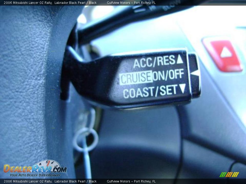 2006 Mitsubishi Lancer OZ Rally Labrador Black Pearl / Black Photo #24