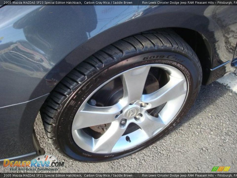 2005 Mazda MAZDA3 SP23 Special Edition Hatchback Carbon Gray Mica / Saddle Brown Photo #9