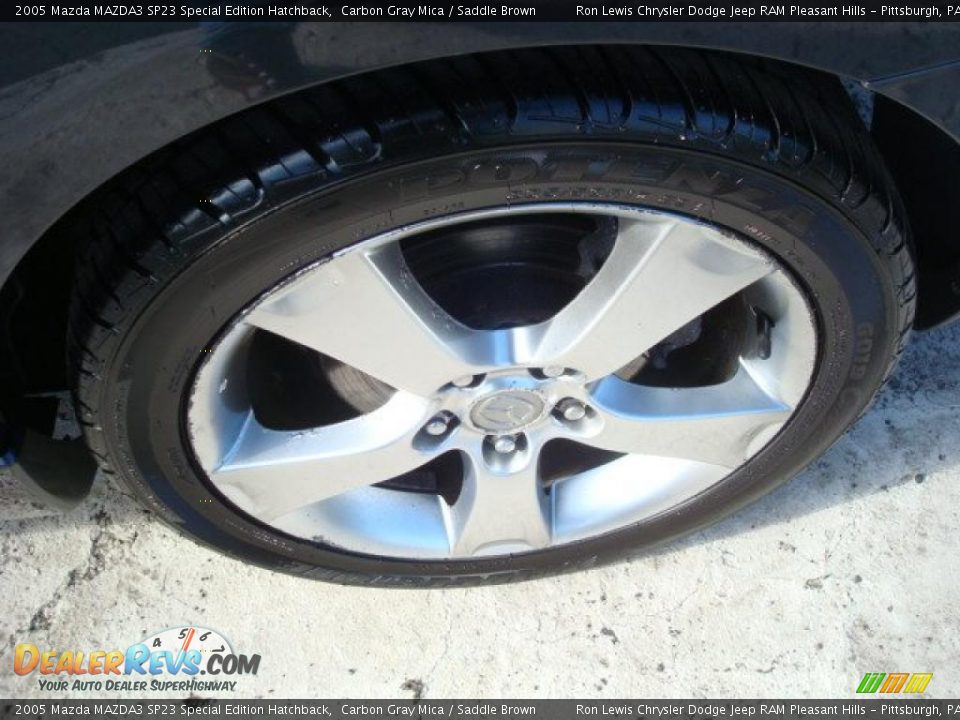 2005 Mazda MAZDA3 SP23 Special Edition Hatchback Carbon Gray Mica / Saddle Brown Photo #10