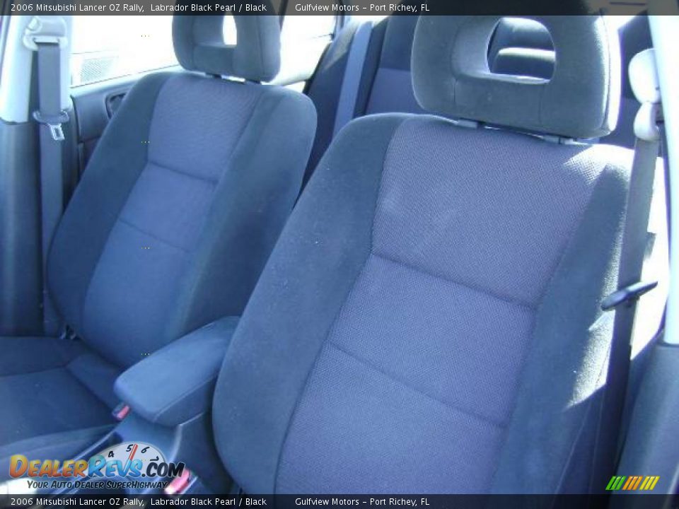 2006 Mitsubishi Lancer OZ Rally Labrador Black Pearl / Black Photo #28
