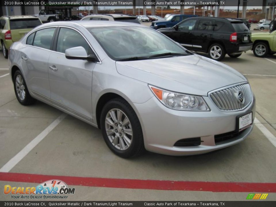 2010 Buick LaCrosse CX Quicksilver Metallic / Dark Titanium/Light Titanium Photo #2