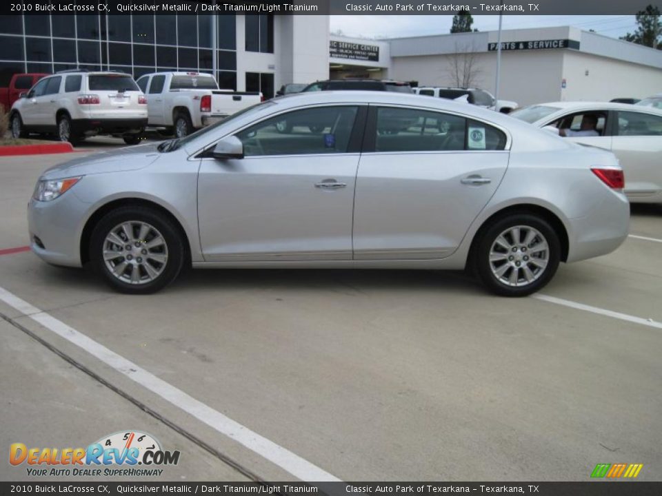 2010 Buick LaCrosse CX Quicksilver Metallic / Dark Titanium/Light Titanium Photo #3