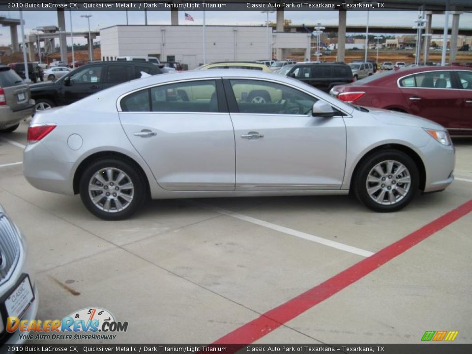 2010 Buick LaCrosse CX Quicksilver Metallic / Dark Titanium/Light Titanium Photo #4