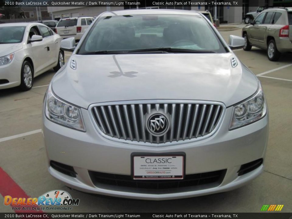 2010 Buick LaCrosse CX Quicksilver Metallic / Dark Titanium/Light Titanium Photo #5