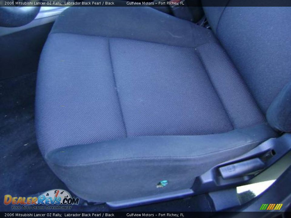 2006 Mitsubishi Lancer OZ Rally Labrador Black Pearl / Black Photo #36