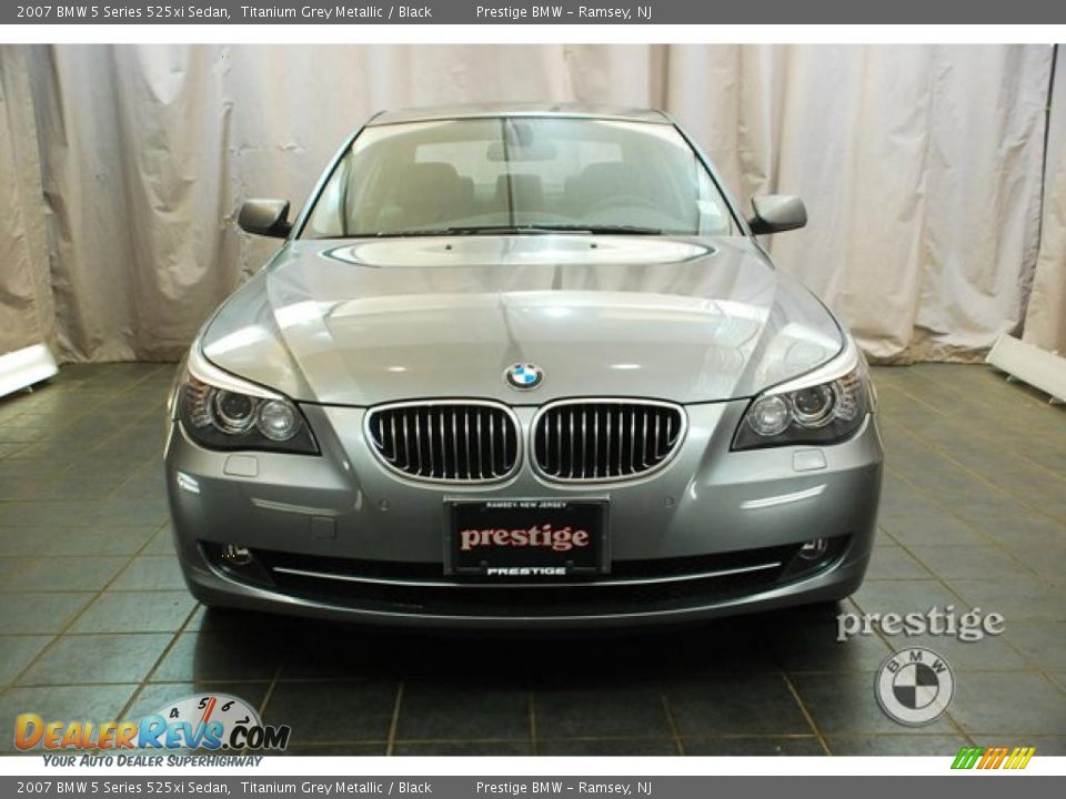 2007 BMW 5 Series 525xi Sedan Titanium Grey Metallic / Black Photo #9