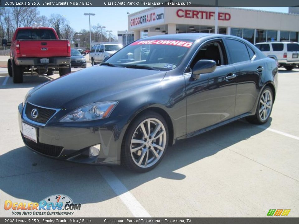 2008 Lexus IS 250 Smoky Granite Mica / Black Photo #1