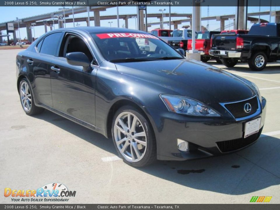 2008 Lexus IS 250 Smoky Granite Mica / Black Photo #2