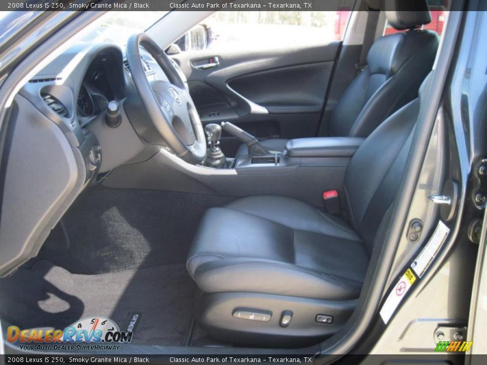 2008 Lexus IS 250 Smoky Granite Mica / Black Photo #9
