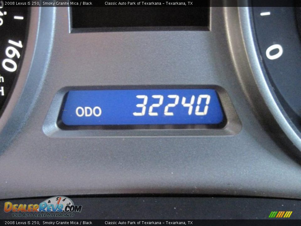 2008 Lexus IS 250 Smoky Granite Mica / Black Photo #13