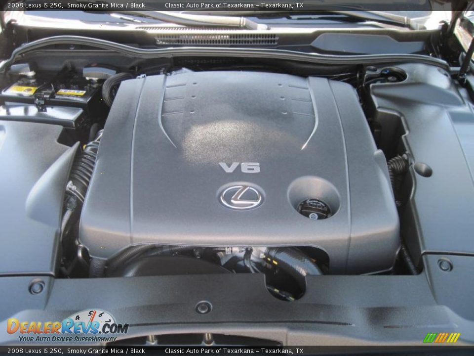 2008 Lexus IS 250 Smoky Granite Mica / Black Photo #15