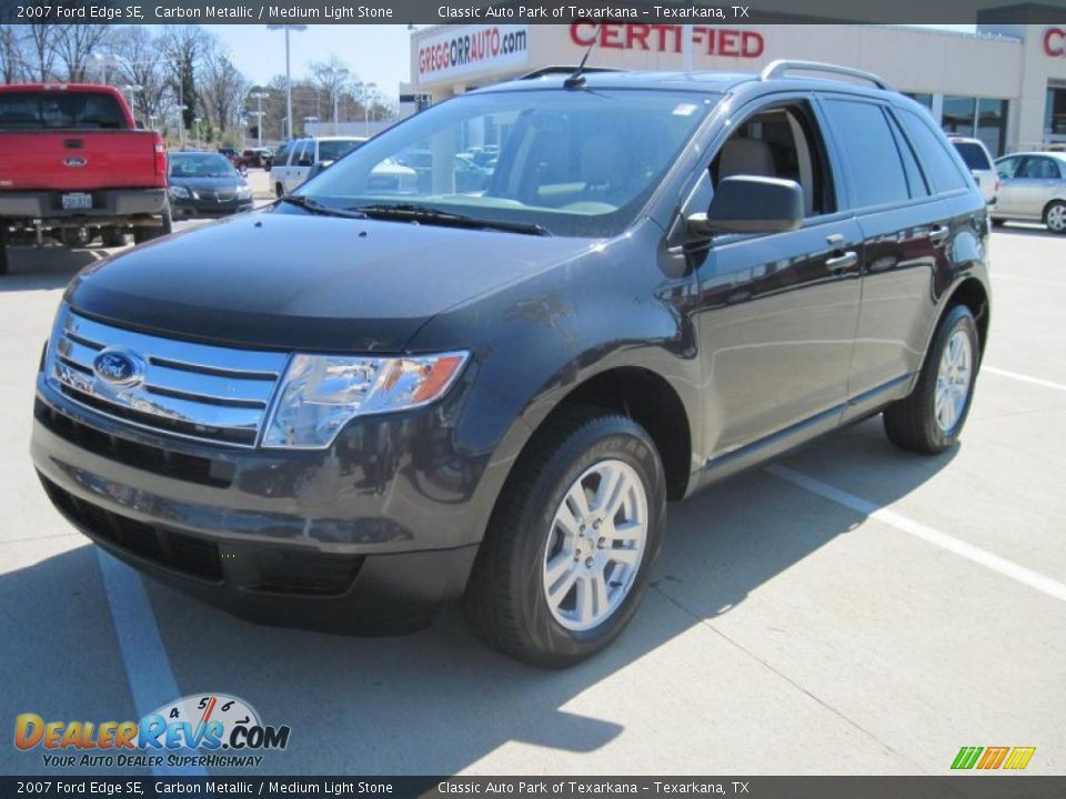 2007 Ford Edge SE Carbon Metallic / Medium Light Stone Photo #1