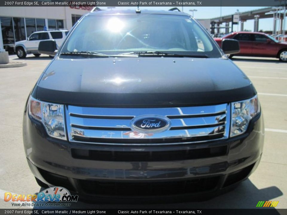 2007 Ford Edge SE Carbon Metallic / Medium Light Stone Photo #5