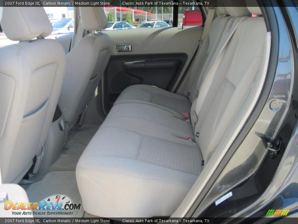 2007 Ford Edge SE Carbon Metallic / Medium Light Stone Photo #10