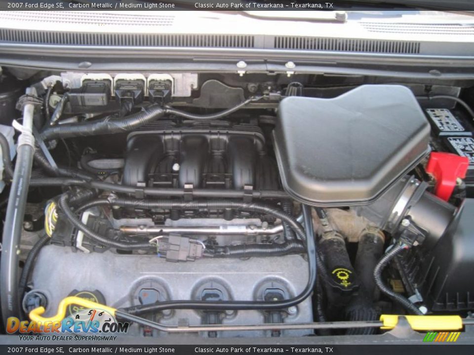 2007 Ford Edge SE Carbon Metallic / Medium Light Stone Photo #14
