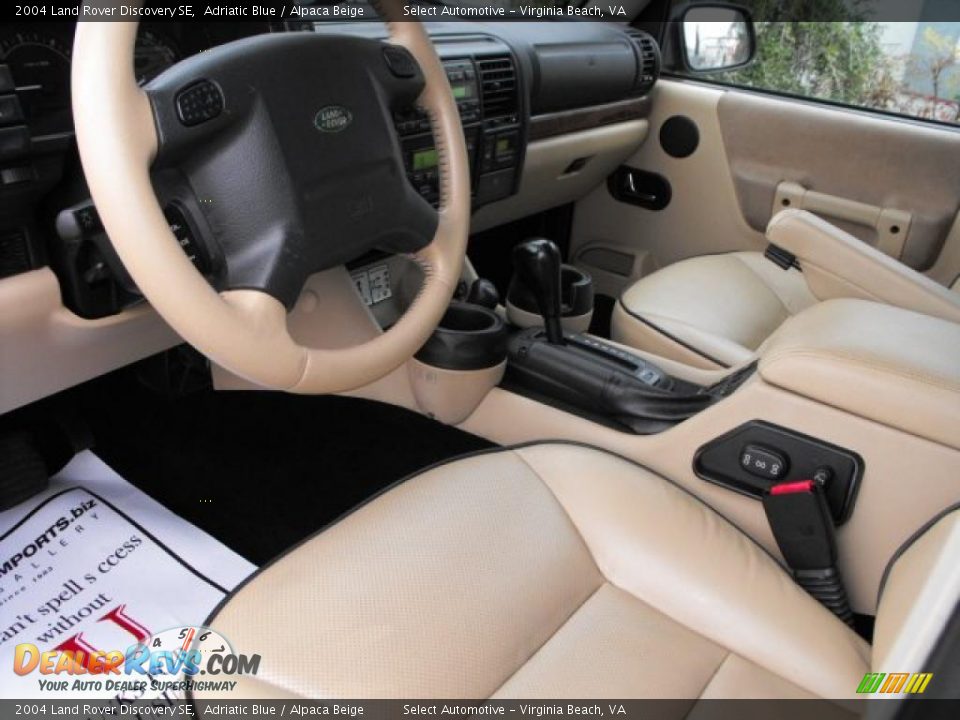 2004 Land Rover Discovery SE Adriatic Blue / Alpaca Beige Photo #7