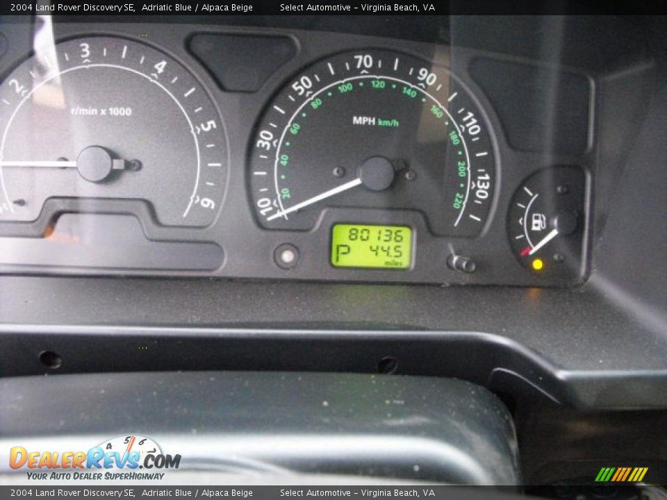 2004 Land Rover Discovery SE Adriatic Blue / Alpaca Beige Photo #9