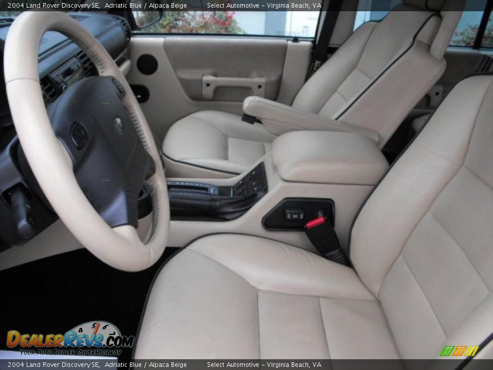 2004 Land Rover Discovery SE Adriatic Blue / Alpaca Beige Photo #15