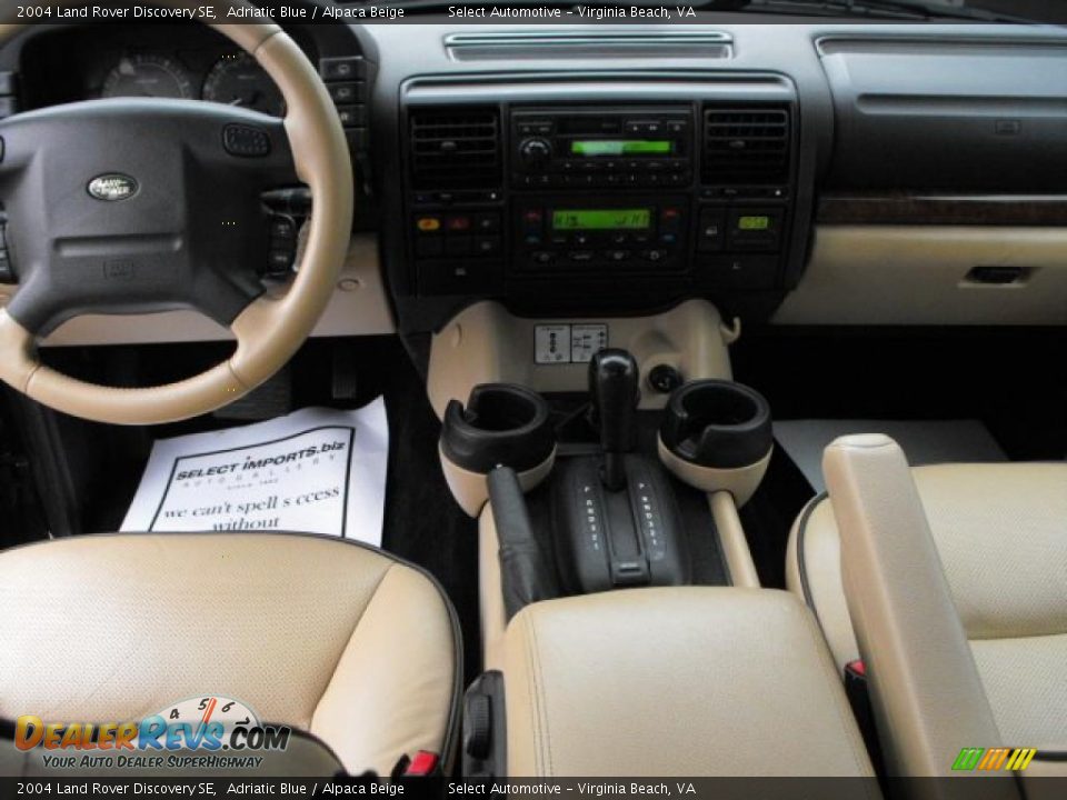 2004 Land Rover Discovery SE Adriatic Blue / Alpaca Beige Photo #17