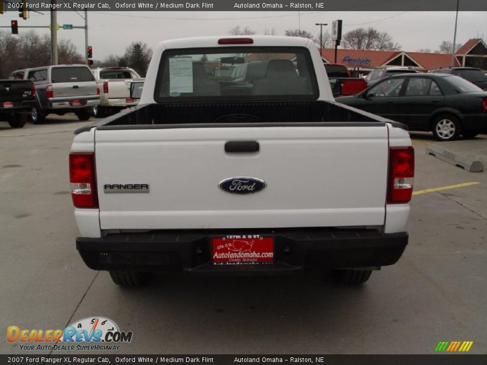 2007 Ford Ranger XL Regular Cab Oxford White / Medium Dark Flint Photo #2