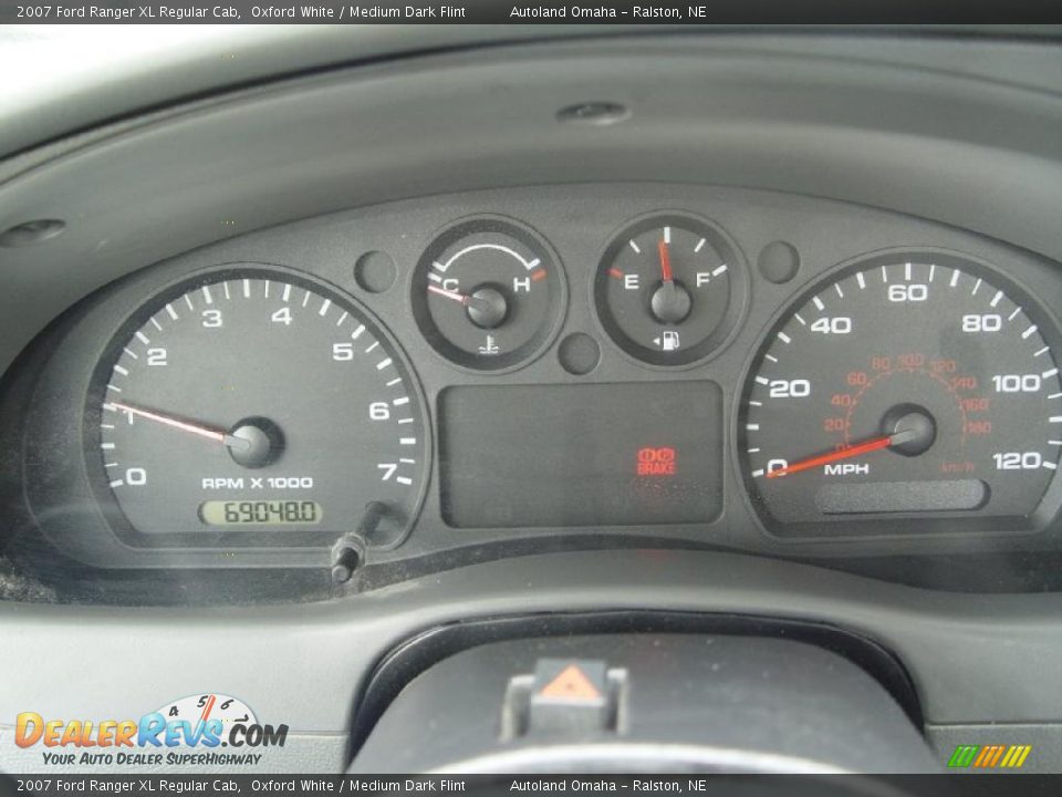 2007 Ford Ranger XL Regular Cab Oxford White / Medium Dark Flint Photo #4