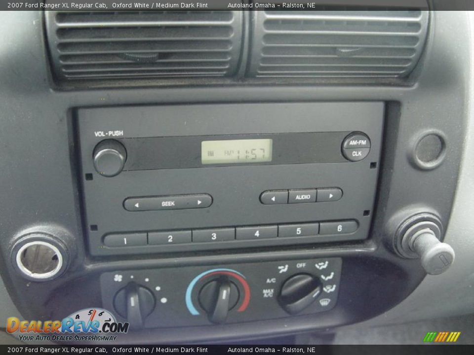 2007 Ford Ranger XL Regular Cab Oxford White / Medium Dark Flint Photo #5