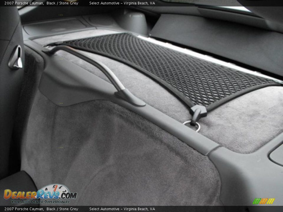 2007 Porsche Cayman Black / Stone Grey Photo #17