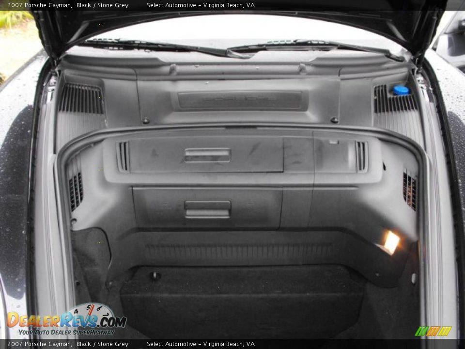 2007 Porsche Cayman Black / Stone Grey Photo #19
