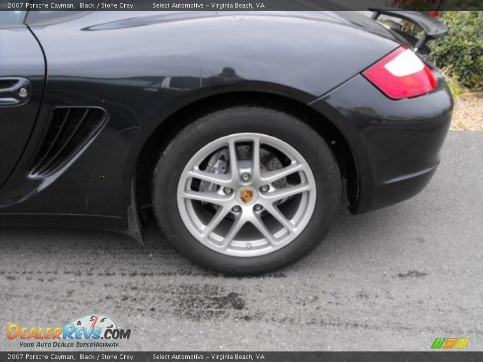 2007 Porsche Cayman Black / Stone Grey Photo #21