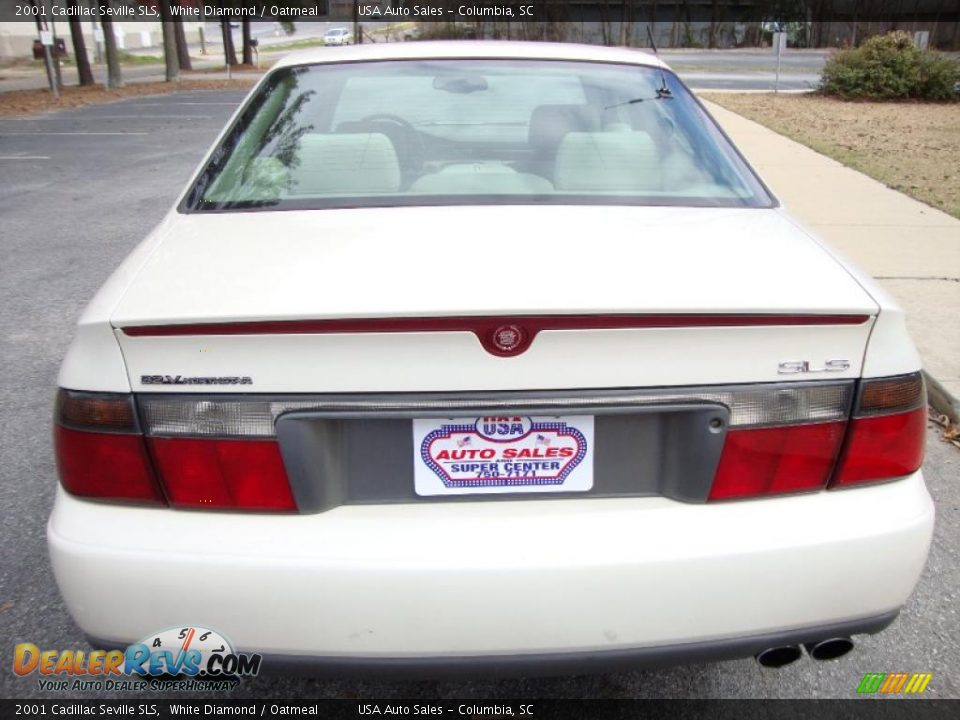 2001 Cadillac Seville SLS White Diamond / Oatmeal Photo #6