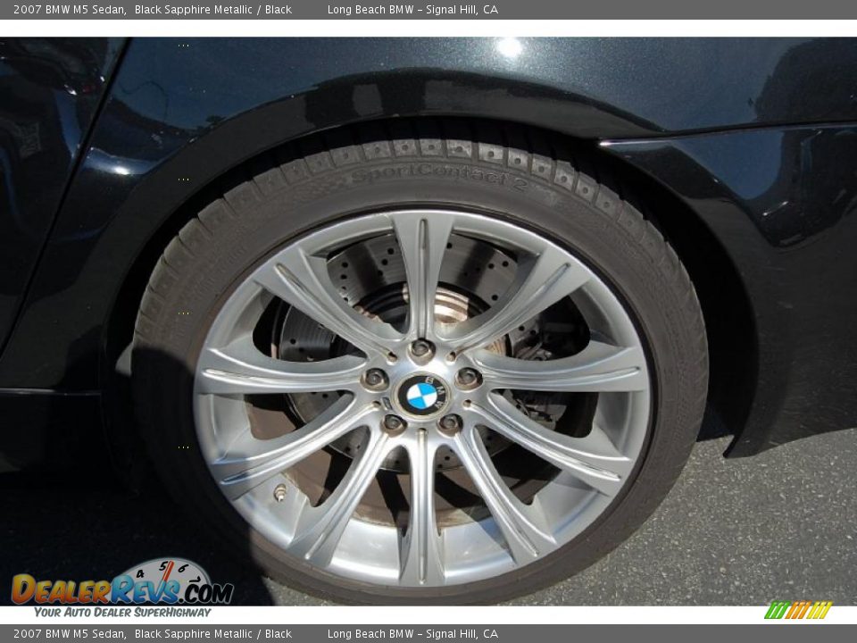 2007 BMW M5 Sedan Black Sapphire Metallic / Black Photo #2