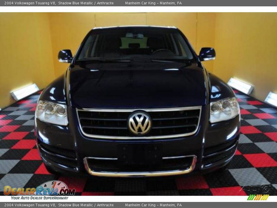 2004 Volkswagen Touareg V8 Shadow Blue Metallic / Anthracite Photo #2