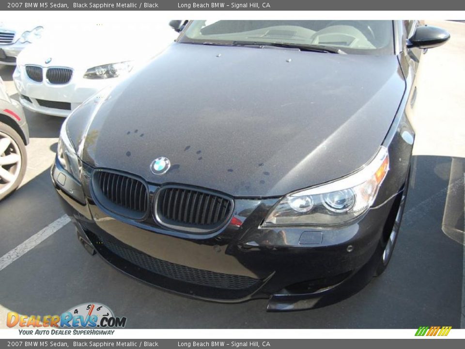 2007 BMW M5 Sedan Black Sapphire Metallic / Black Photo #4
