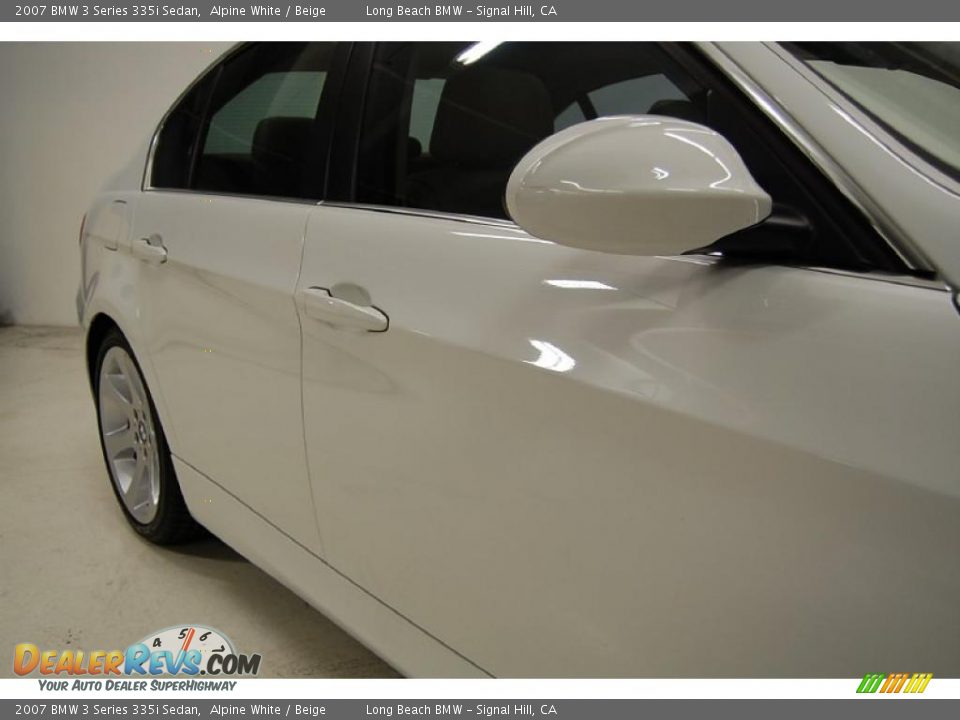 2007 BMW 3 Series 335i Sedan Alpine White / Beige Photo #4