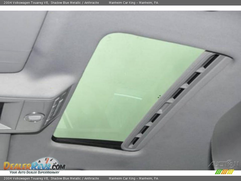 2004 Volkswagen Touareg V8 Shadow Blue Metallic / Anthracite Photo #12