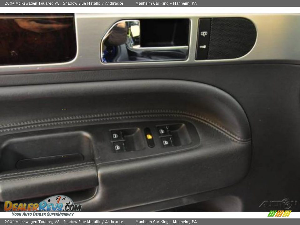 2004 Volkswagen Touareg V8 Shadow Blue Metallic / Anthracite Photo #13
