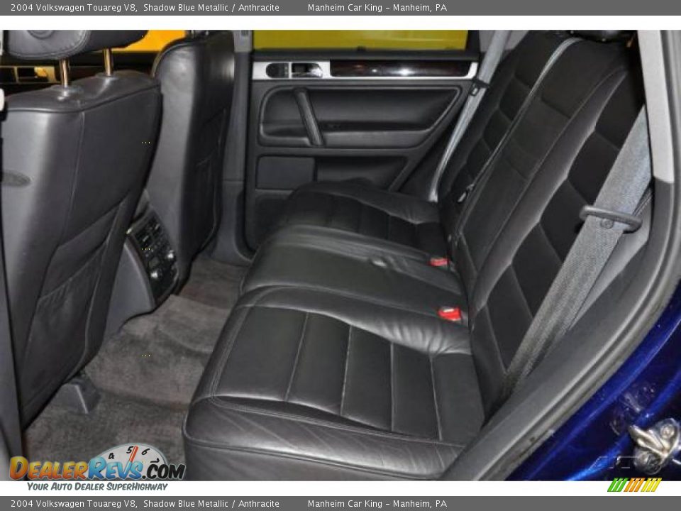 2004 Volkswagen Touareg V8 Shadow Blue Metallic / Anthracite Photo #14