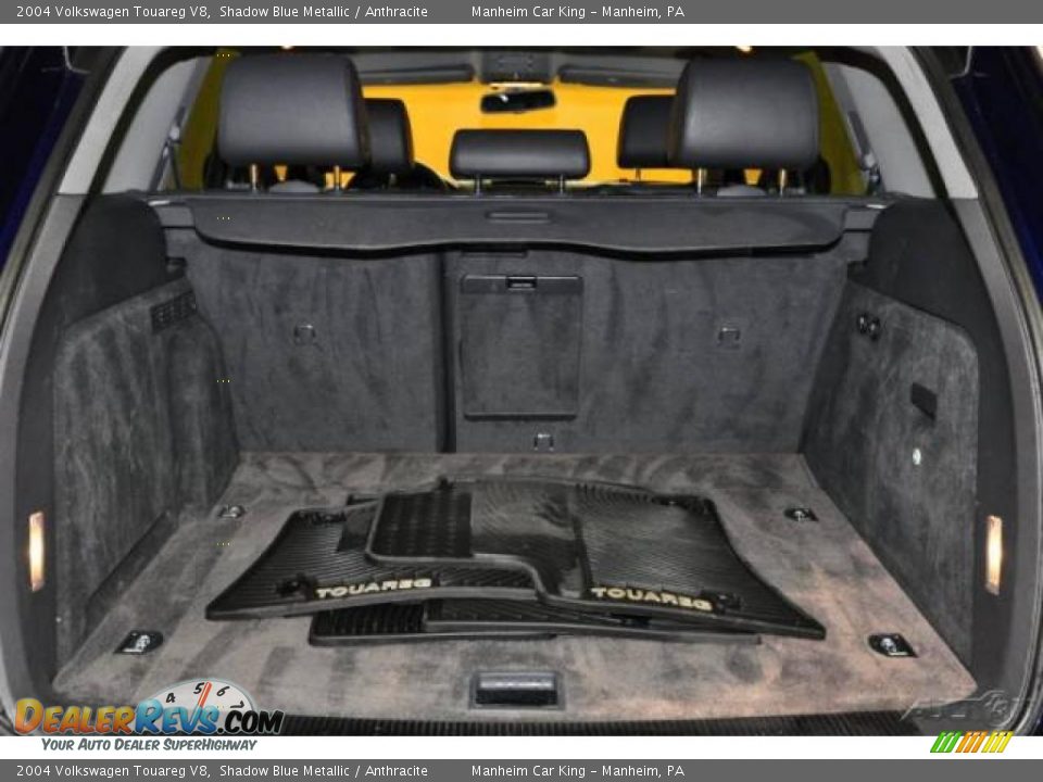 2004 Volkswagen Touareg V8 Shadow Blue Metallic / Anthracite Photo #15
