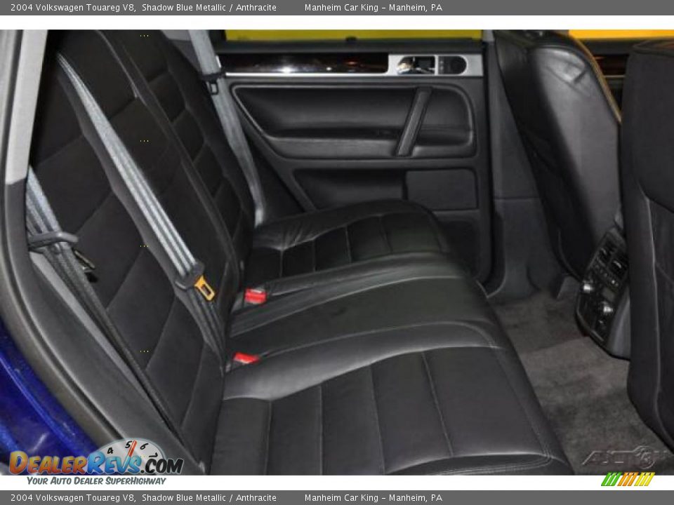 2004 Volkswagen Touareg V8 Shadow Blue Metallic / Anthracite Photo #16